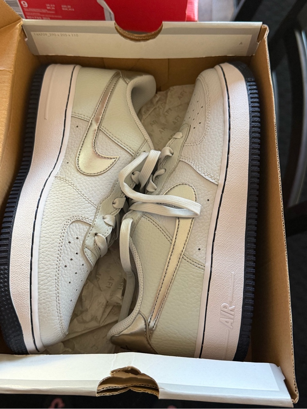 Nike Men's Air Force 1 Low - Pale Green/White